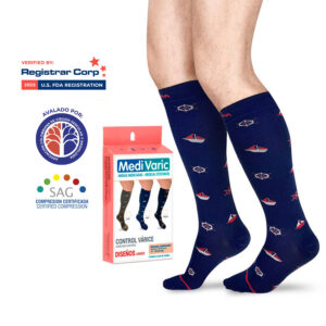 CALCETIN UNISEX DISEÑO 15-20mmHg