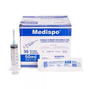 JERINGA MEDISPO 3P 50CC C.A. 21 X 1 1/2