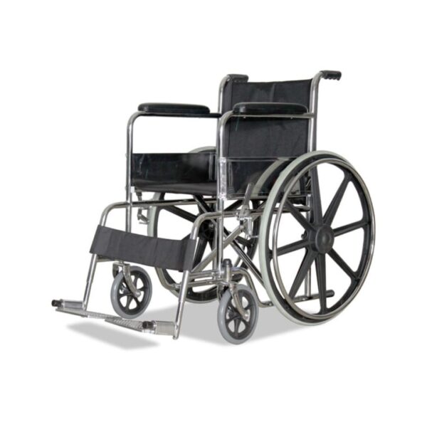 SILLA DE REUDAS ESTANDAR LLANTA MACIZA DESARMABLE RIN RADIO