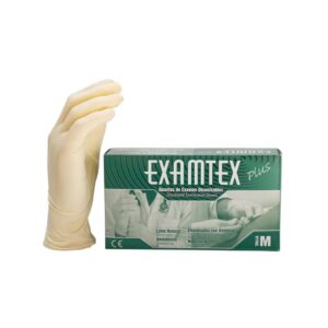 GUANTES EXAMEN LATEX EXAMTEX