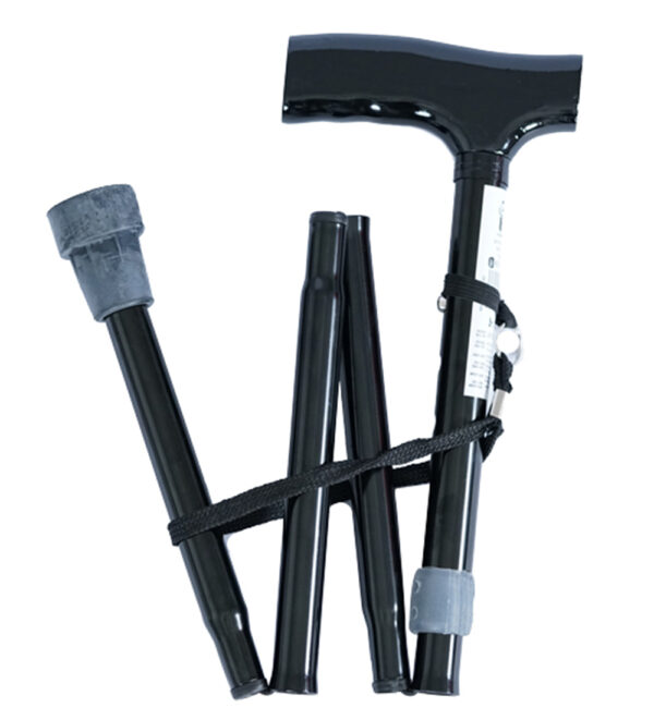 BASTON PLEGABLE CON EMPUÑADURA EN T
