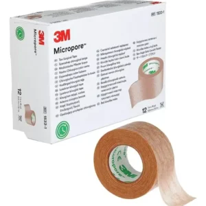 MICROPORE PIEL 24MM 1" X 9.1 MT REF 1533-1